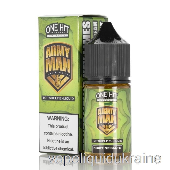 Vape Ukraine Army Man - One Hit Wonder SALTS - 30mL 25mg